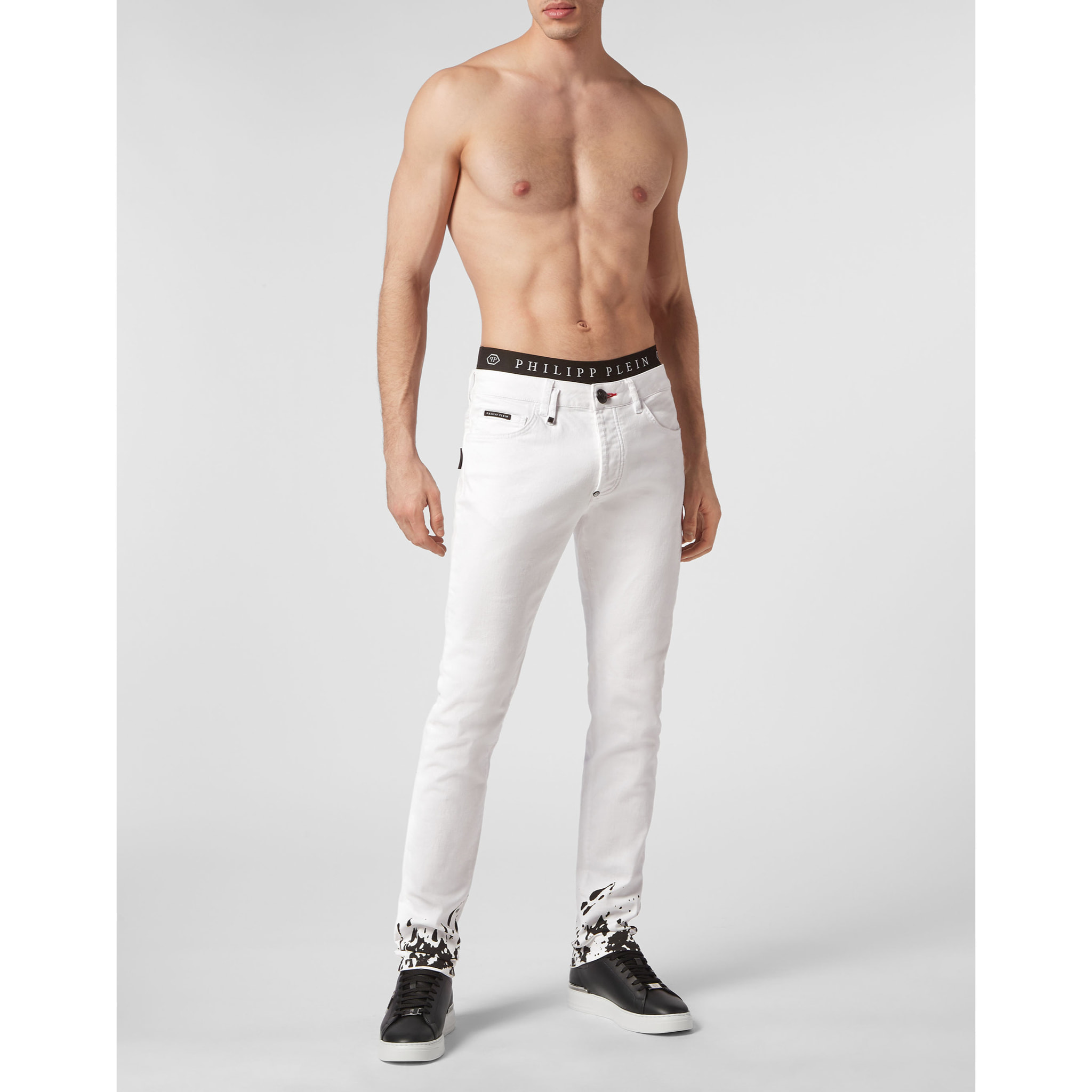 PHILIPP PLEIN Jeans Straight Cut TATTOO