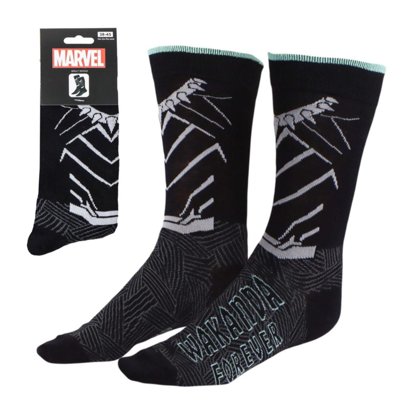 Calcetines Wakanda - Color Negro - Talla 38-45
