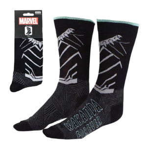 Calcetines Wakanda - Color Negro - Talla 38-45