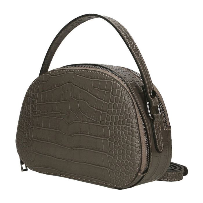 Borsa a tracolla da donna - Modello Cyrene - Vera pelle - 15.0 x 22.0 x 7.0 cm