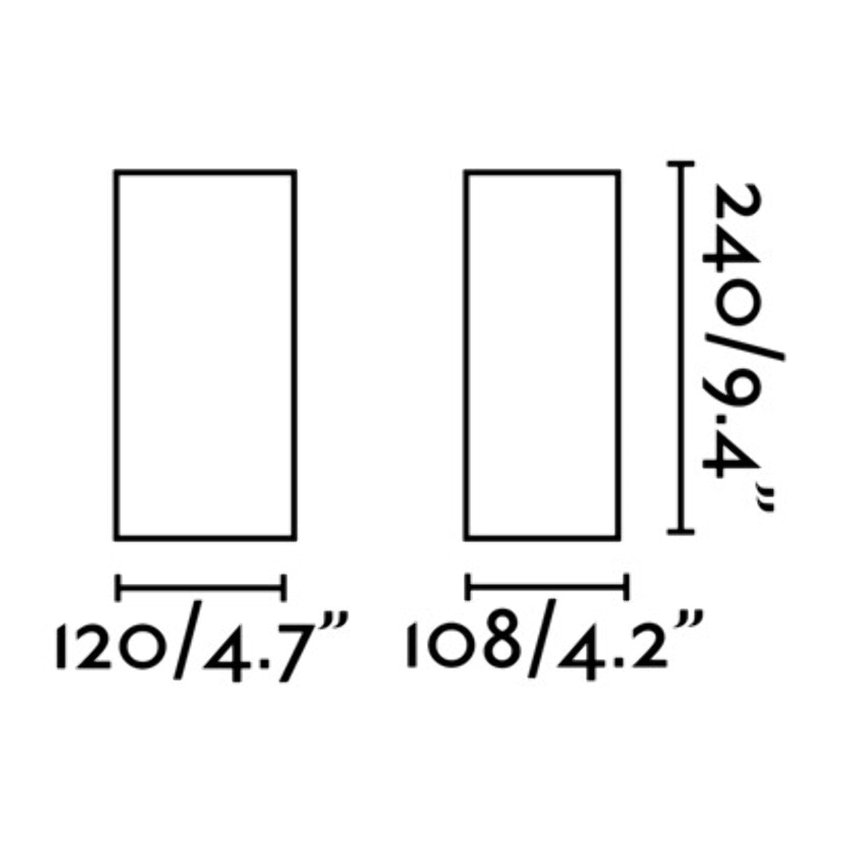 BRUC Aplique gris oscuro