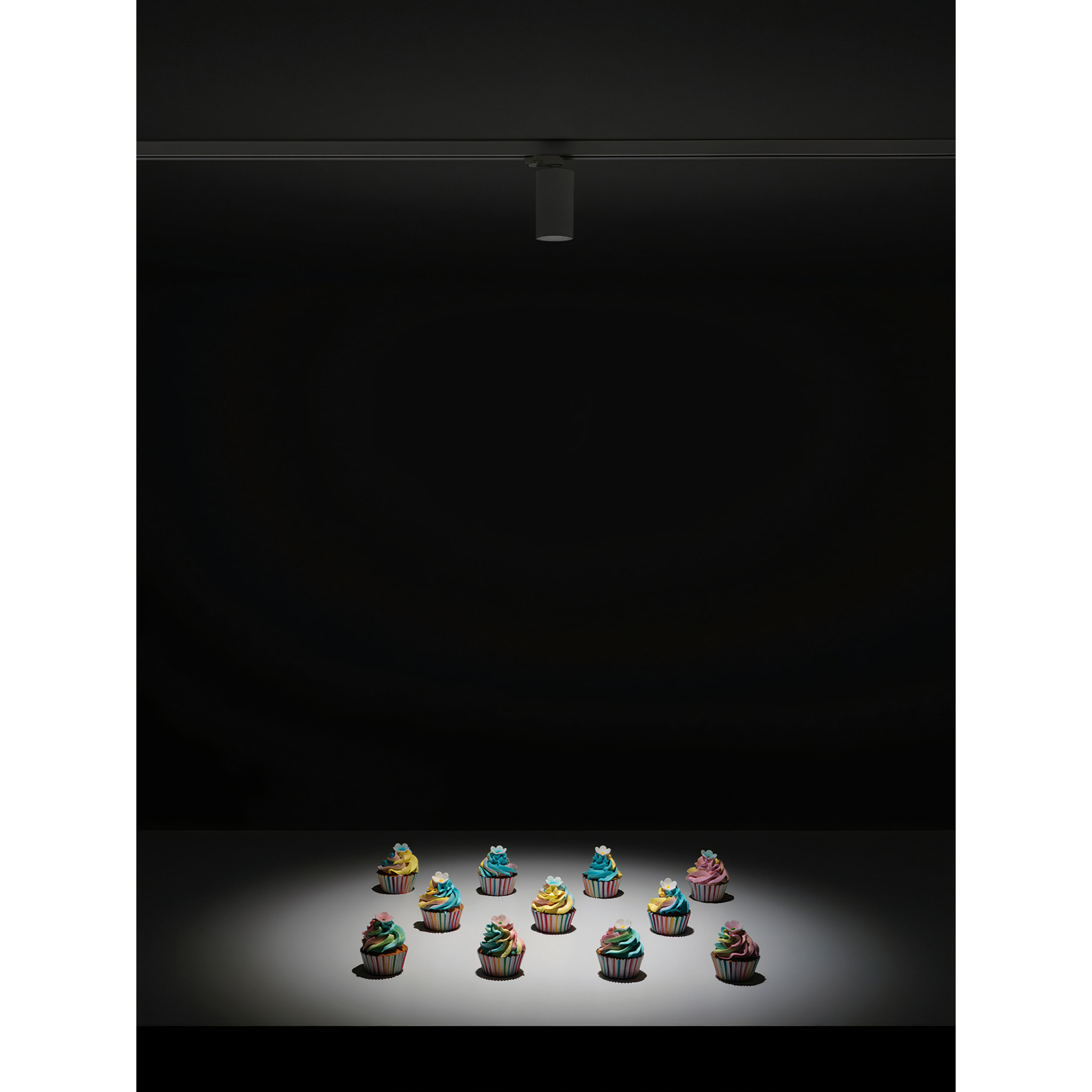 LEDS C4 Proyector Atom Track 75 14.3W Blanco Cálido - 2700K CRI 90 Phase Cut Blanco 100