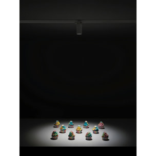 LEDS C4 Proyector Atom Track 75 14.3W Blanco Cálido - 2700K CRI 90 Phase Cut Blanco 100