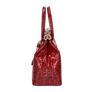 Borsa a mano da donna - Modello Delfina - Vera pelle - 32.0 x 28.0 x 15.0 cm
