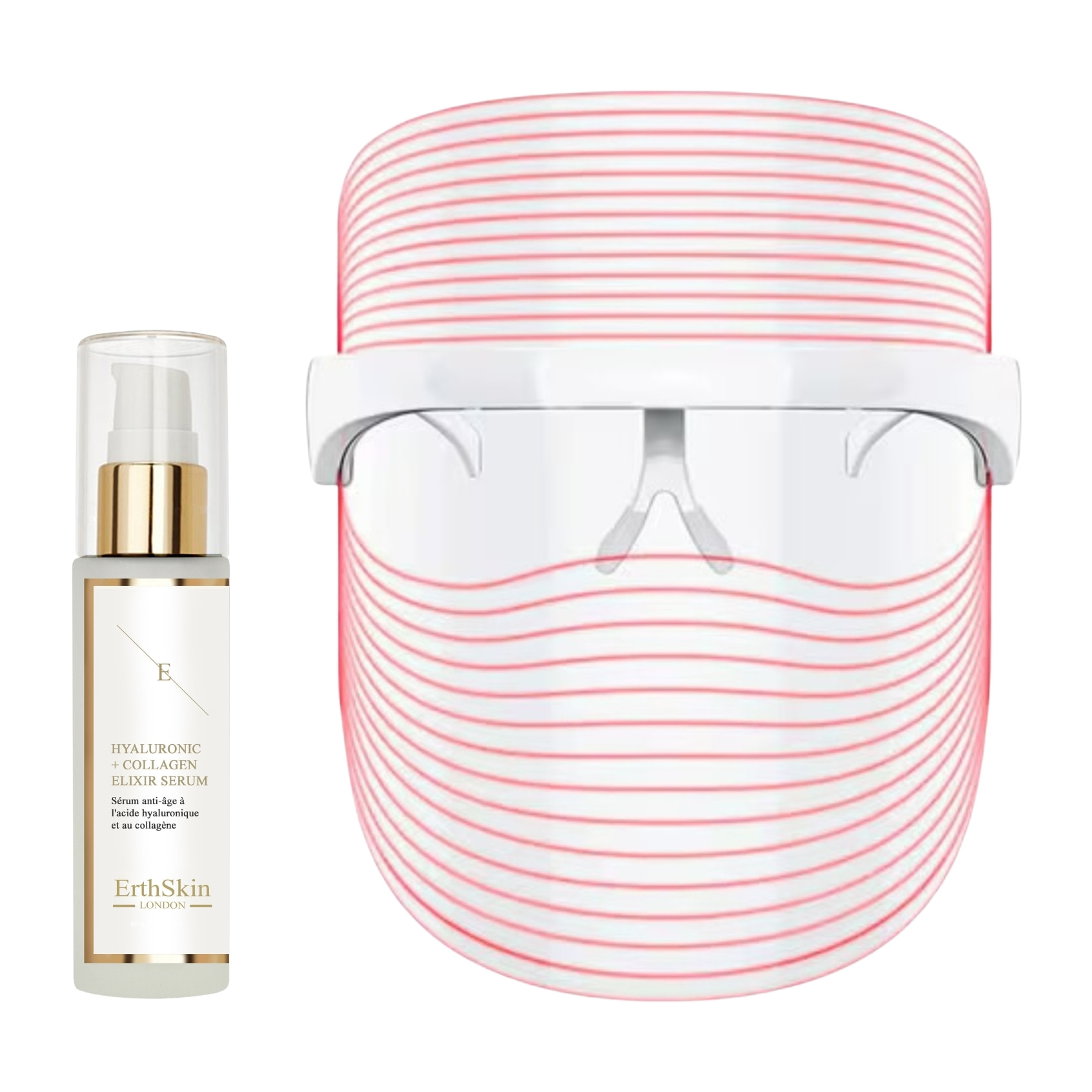 Mascarilla LED 3 Colores + Sérum Colágeno 60 ml