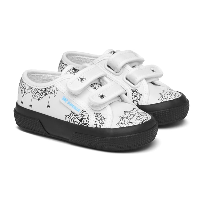 Le Superga Bambino/A Bianco 2750 KIDS STRAPS VEGAN MATERIAL SPIDER WEB