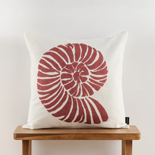 Housse de coussin 100 % coton 50x50 cm Nerja Rojo A