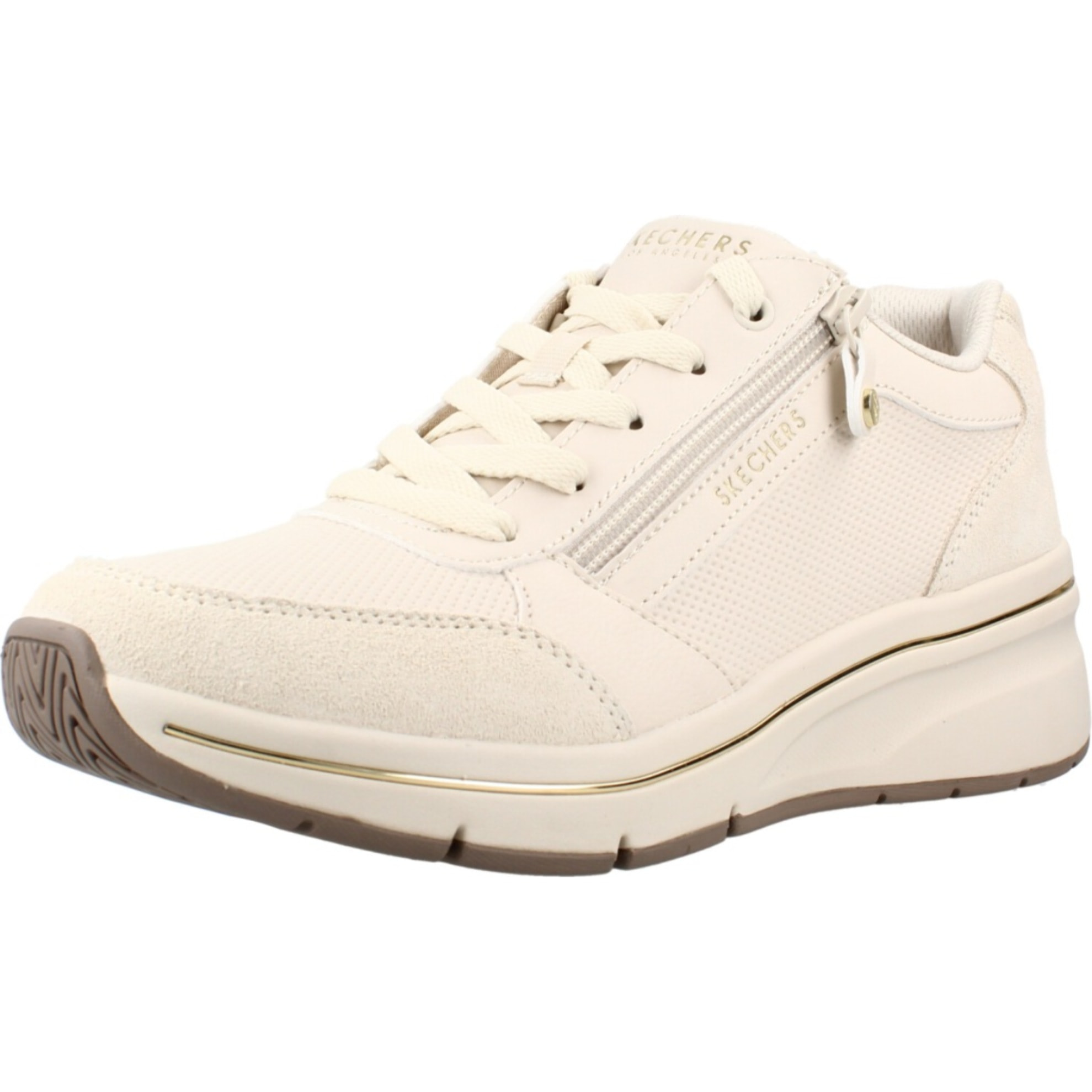Sneakers De  Mujer 190370s Billion Flex Luxe Up Beis