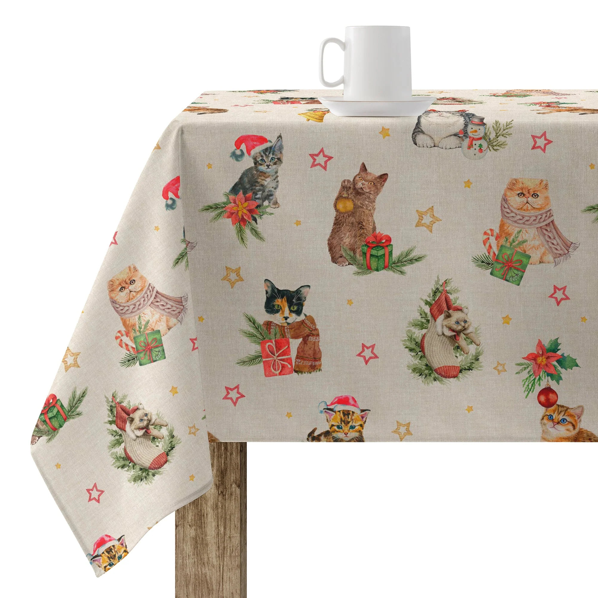 Nappe en résine Anti-tâches Bl Christmas 30