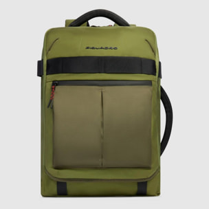Piquadro Travel laptop backpack 17,3 in recycled fabric