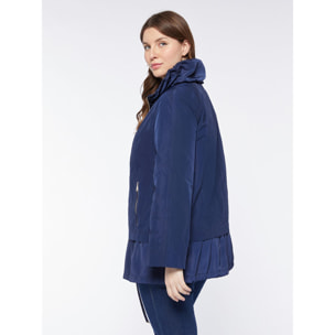 Fiorella Rubino - Parka leggero con bordo al fondo - Blu