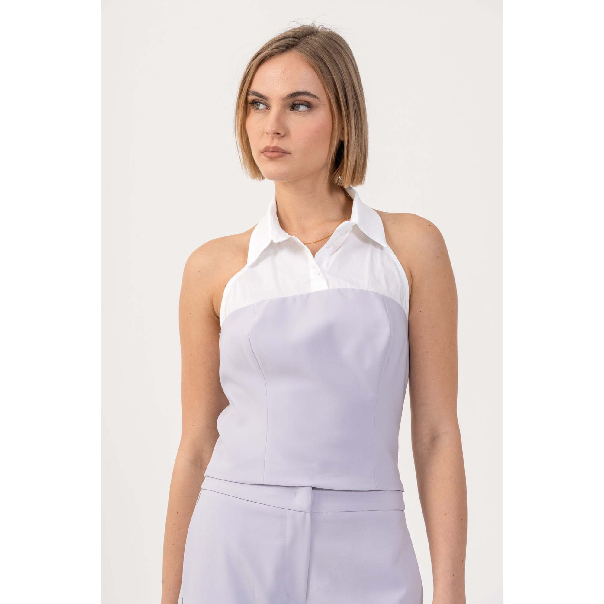 Kocca - Top con dettagli camicia Donna