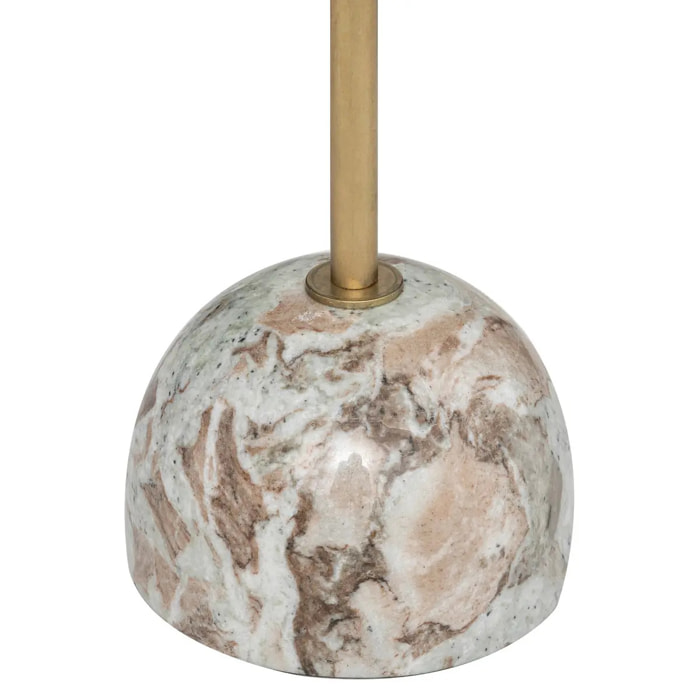 Table d'appoint "Nema" - marbre et métal