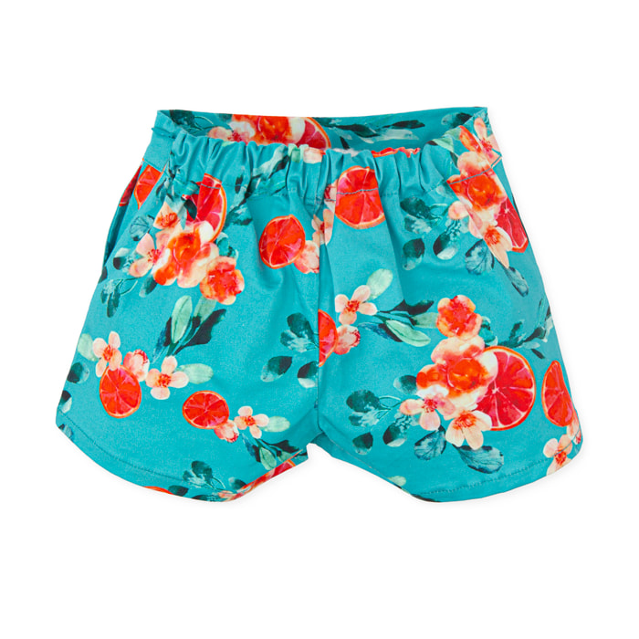 Pantalon short - Verde