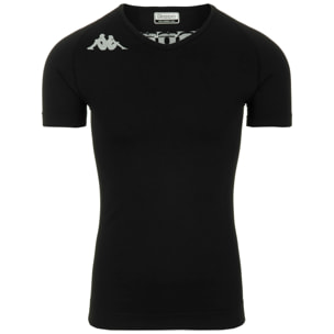 Kappa Skin T-Shirts & Top T-SHIRT KAPPA4SKIN KOMBAT NARTV Nero