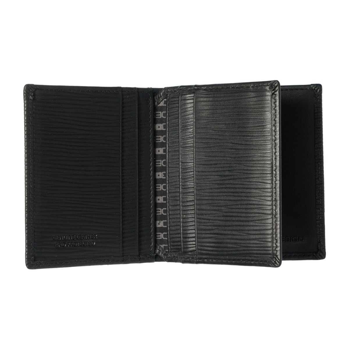 Portafoglio uomo in vera pelle - Modello Voltaire - Casual - 12.5 x 8.0 x 1.0 cm