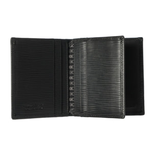 Portafoglio uomo in vera pelle - Modello Voltaire - Casual - 12.5 x 8.0 x 1.0 cm