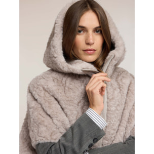 Motivi - Cappa con cappuccio - Beige
