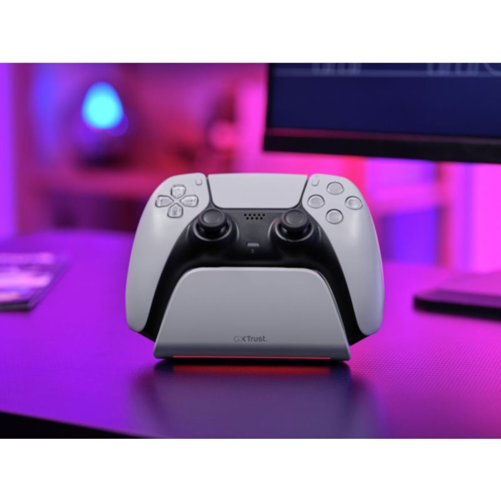 Chargeur secteur TRUST Chargeur Rapide Manette PS5 Blanc