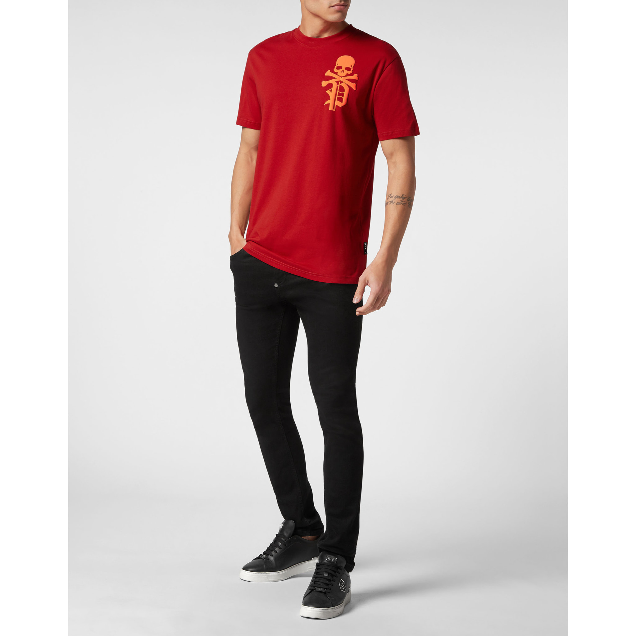 PHILIPP PLEIN Camiseta Cuello Redondo SKULL&BONES