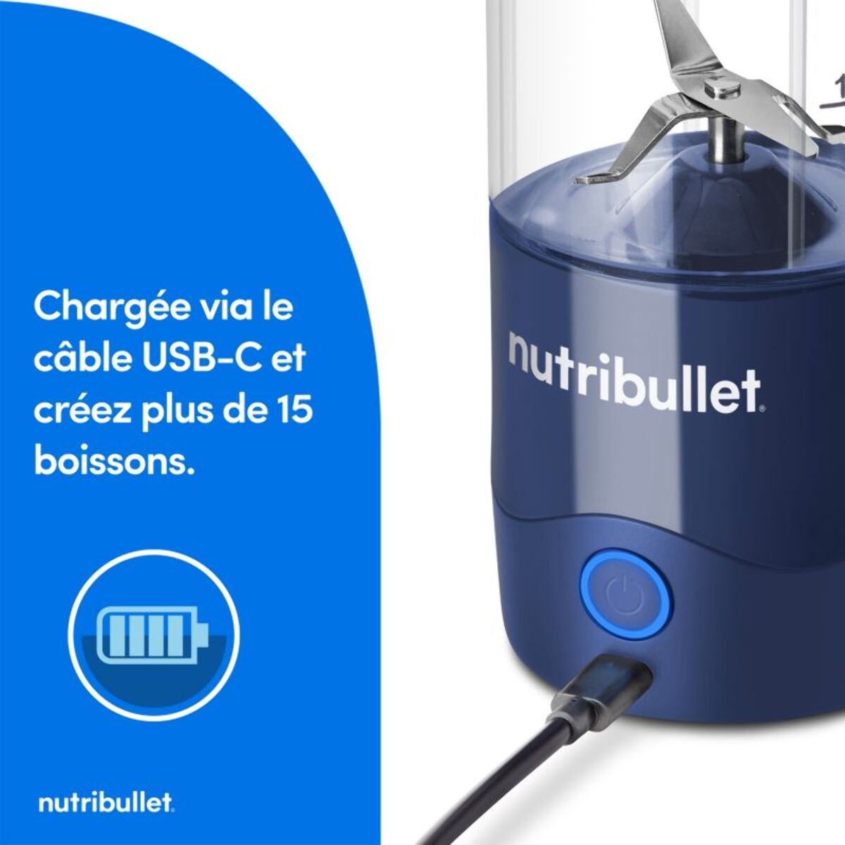 Blender NUTRIBULLET portable NBP003NBL  bleu