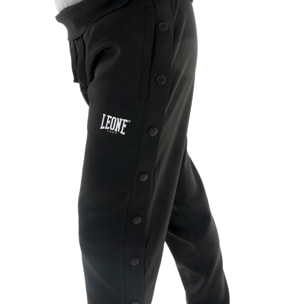 Pantalone uomo in triacetato con bottoni, logo in contrasto Leone 1947 Tech