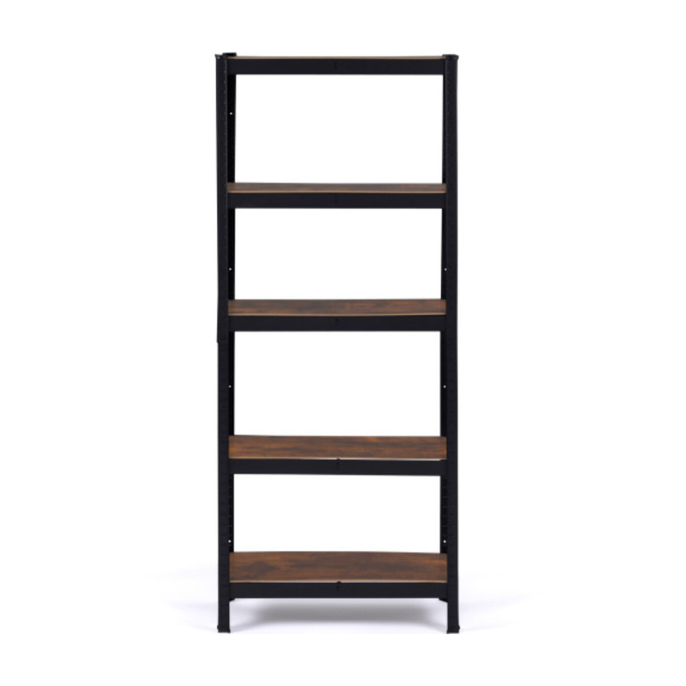 Etagère charge lourde 180cm - Bois aspect vieilli / Noir