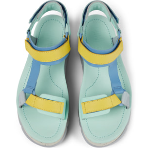 Sandalias - CAMPER Oruga Up - Multicolor - Cuero liso