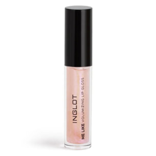 INGLOT Me Like Volumizing Lip Gloss Sparkling Finish 63, Gloss Efecto voluminizador, Hidratación duradera. 4.8ml