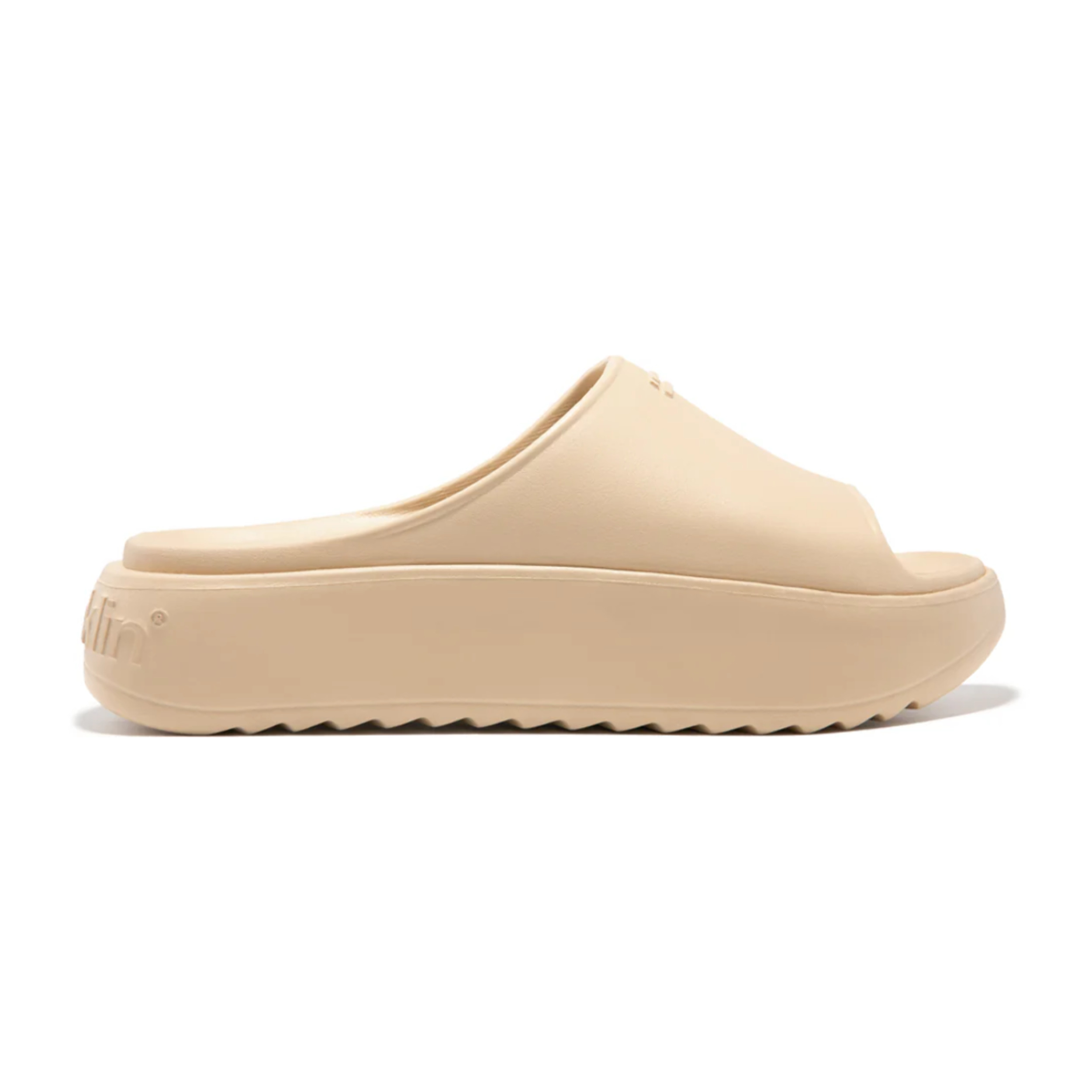 Sandalias Mujer Estilo Pala Sonax Slide Beige D.Franklin