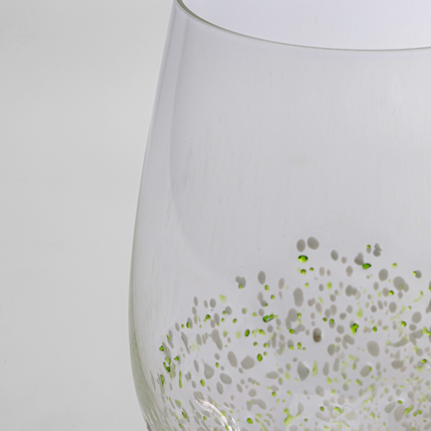 Verres à vin Confetti verts set de 6 Kare Design