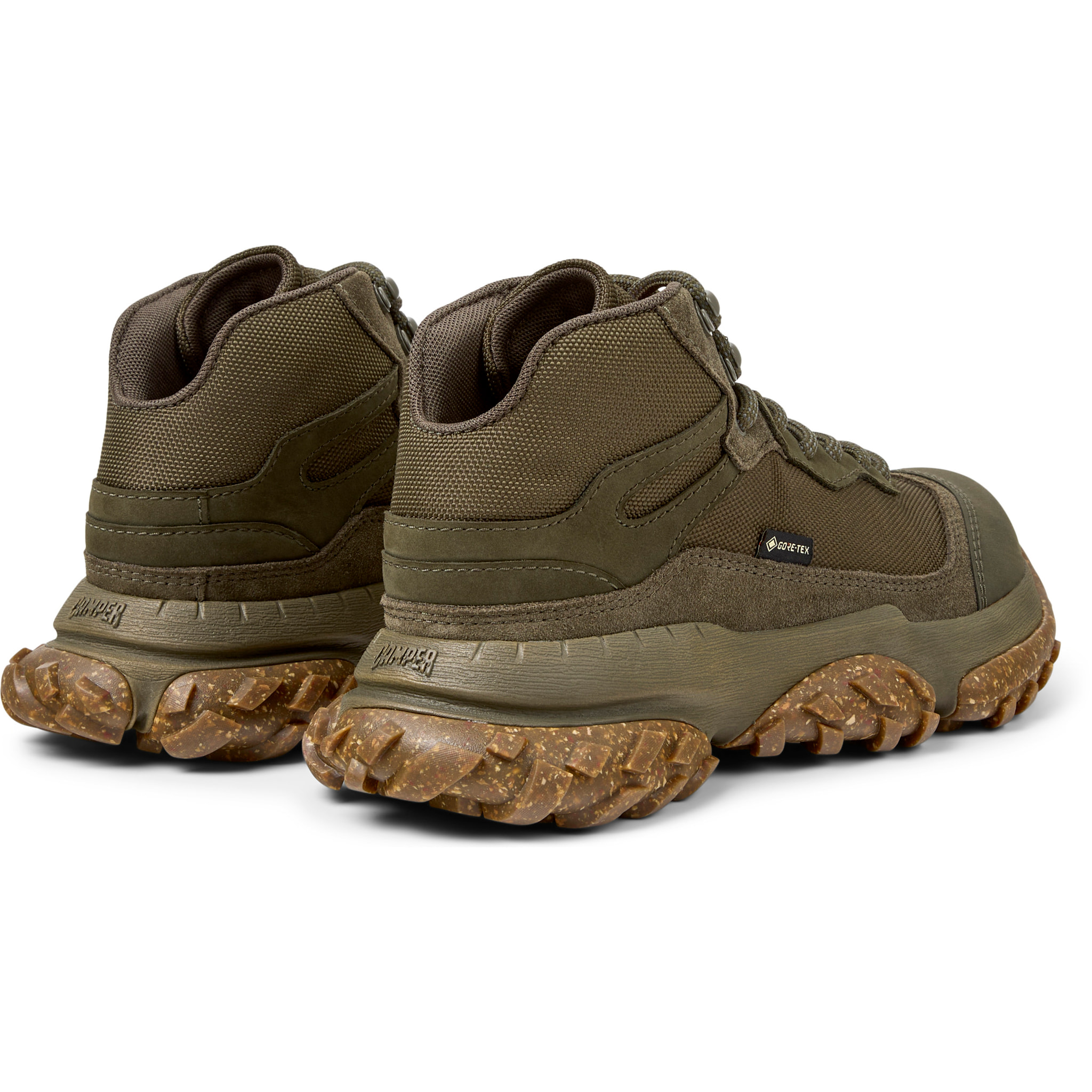 Sneaker-Bootie - CAMPER Karst Trek - Verde - Tessile tecnico