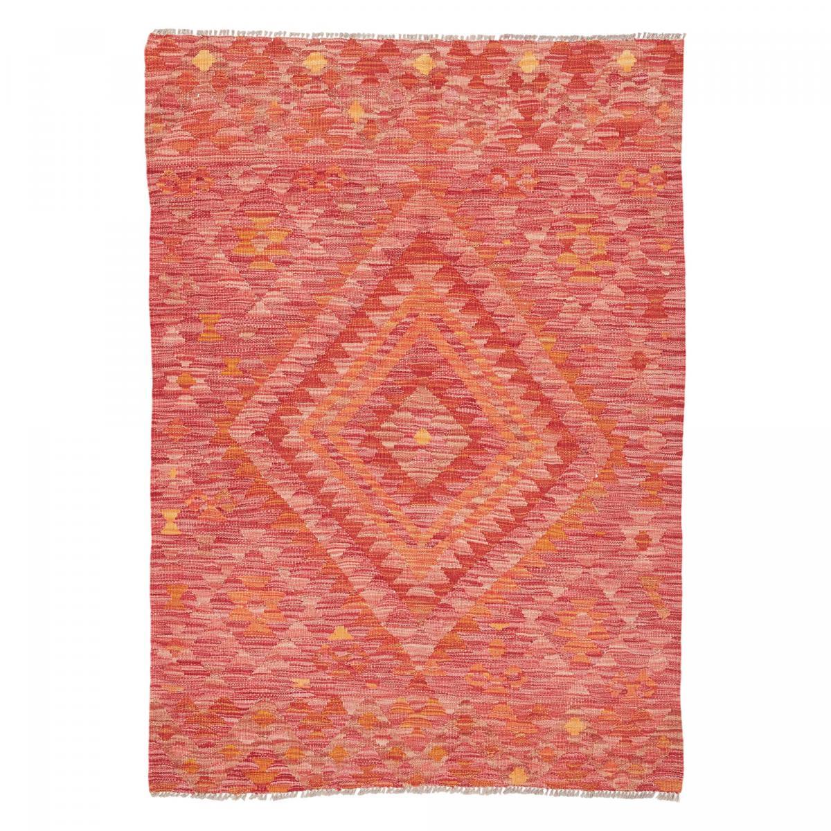 Tapis kilim géométrique, tissé plat en laine, UZIJELE