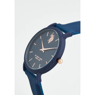 Orologio U.S. Polo Assn. In silicone blu