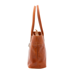 Borsa a tracolla da uomo in vera pelle - Modello False - 100% pelle - 40.0 x 27.0 x 14.0 cm