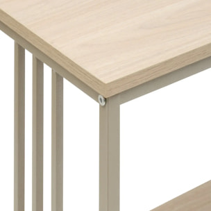 Console Duna rectangulaire 30x80cm beige