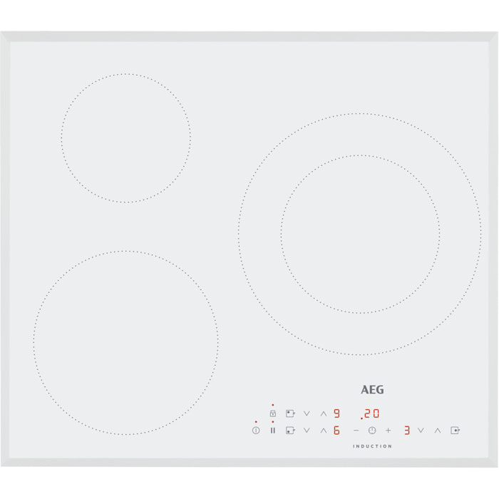 AEG Placa de inducción Serie 5000 Induction de 60 cm IKB63300FW