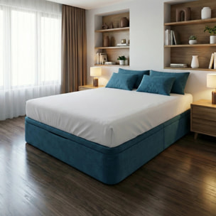 Canapé abatible tela, gran capacidad y alta durabilidad Montaje incluido