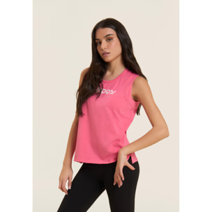 Canotta in Jersey con Logo FREDDY e Scritta "Mood Up"