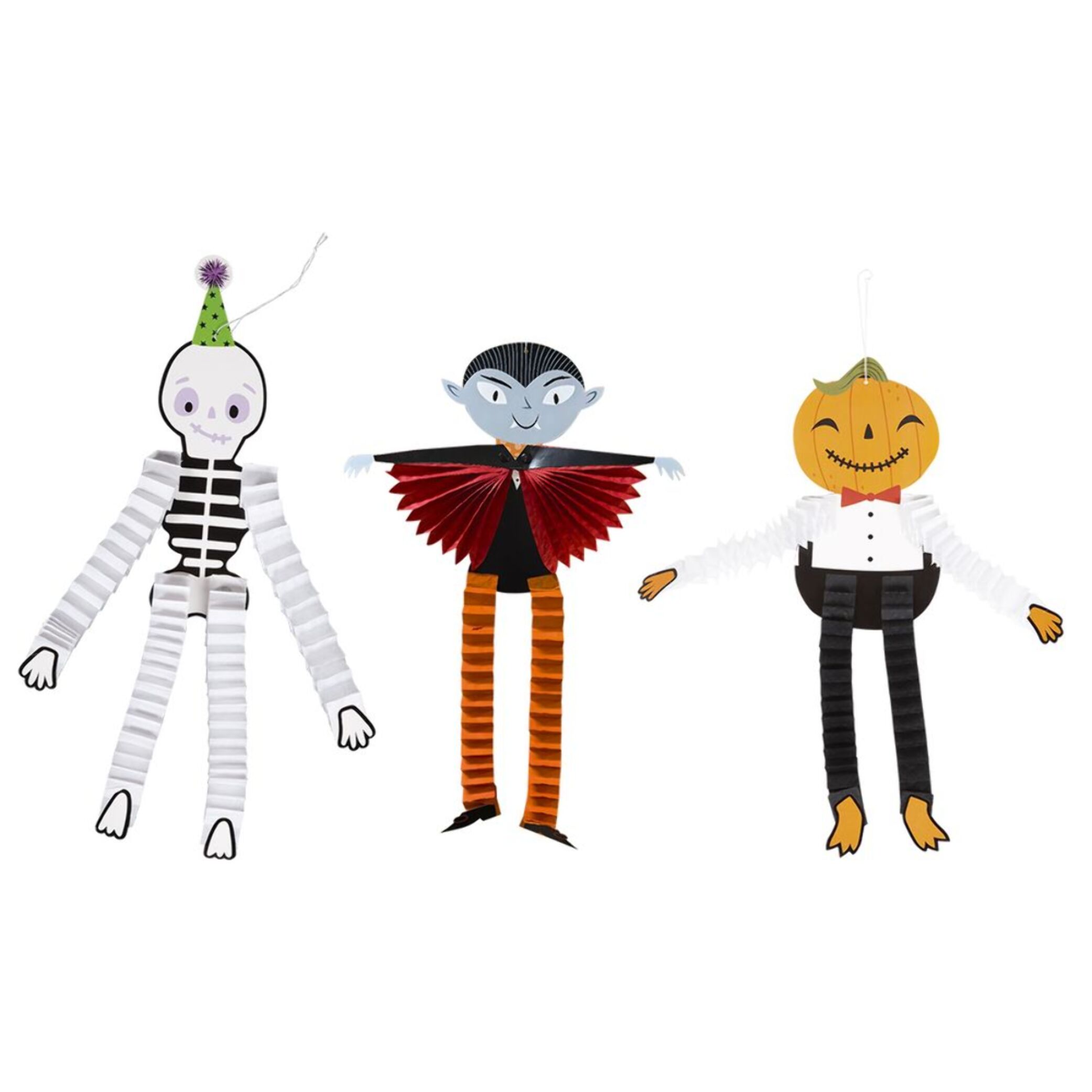 PACK 3 PERSONAJES HALLOWEEN 50-45-45 CM