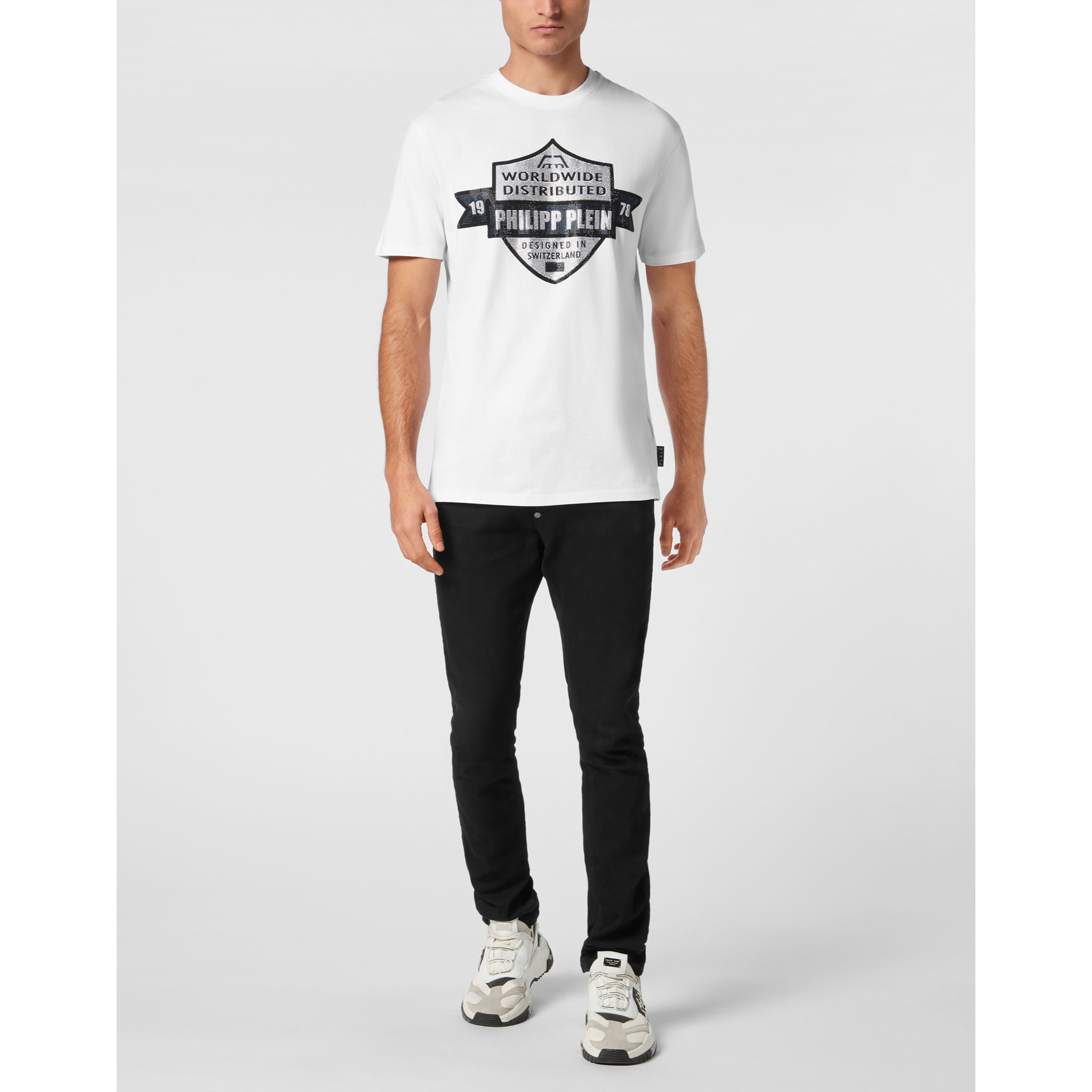 PHILIPP PLEIN Camiseta Cuello Redondo Ss CREST