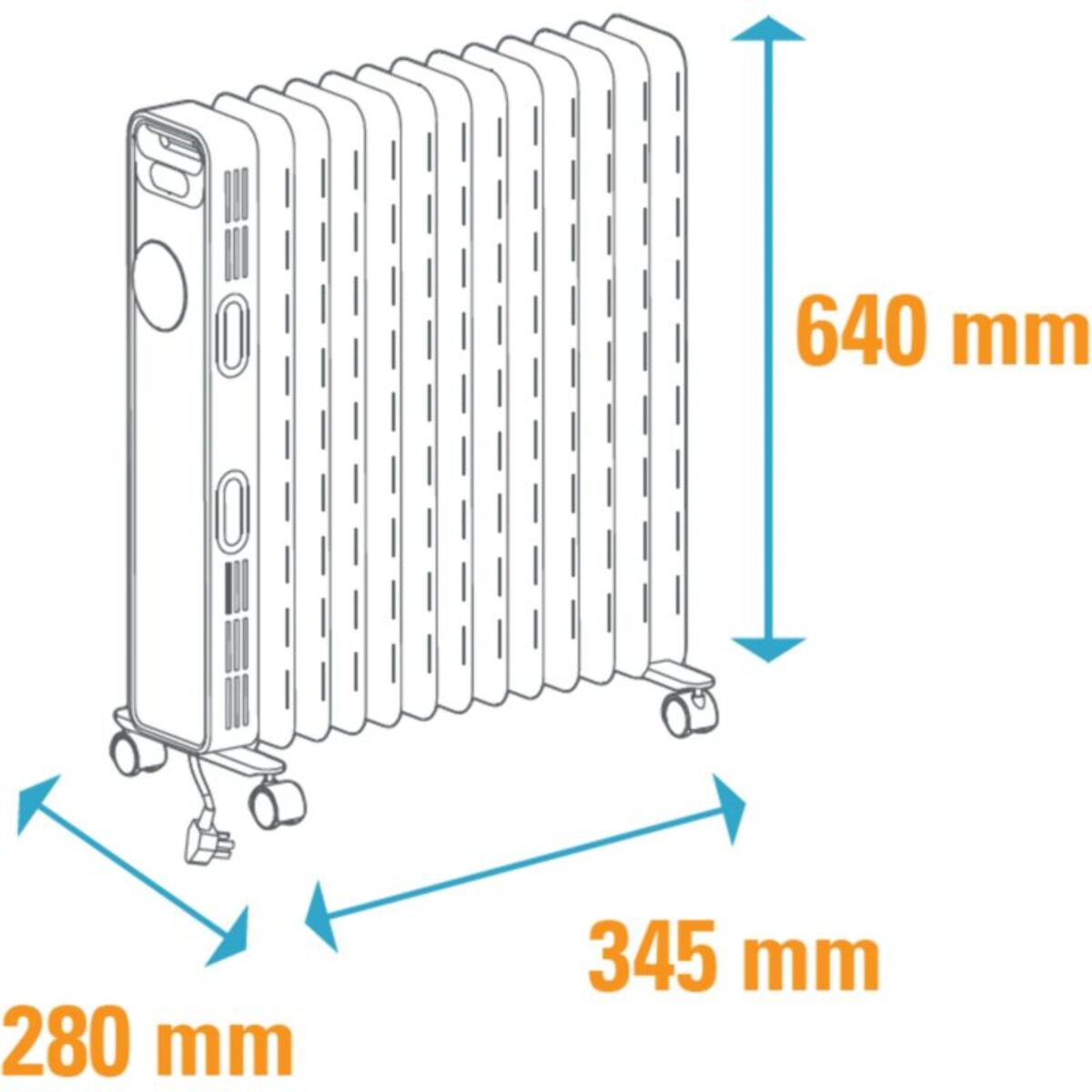 Chauffage Bain d'huile OPTIMEA OCE-D01-1500