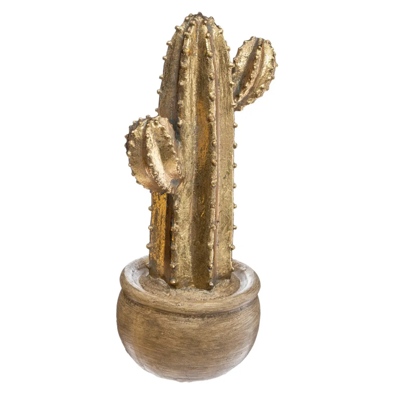 Cactus - résine - doré - 11 - 5x30 cm