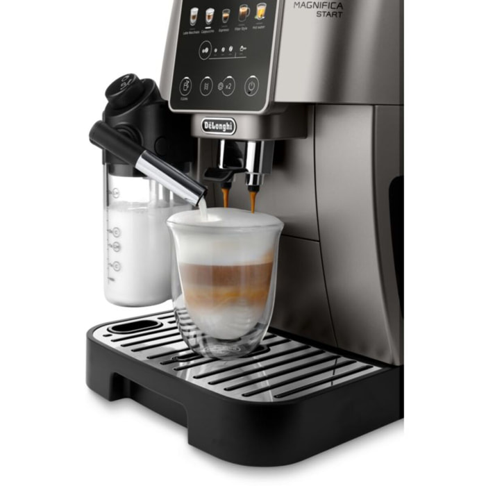 Expresso Broyeur DELONGHI FEB2291.TB Magnifica Start Pop Latte Titane