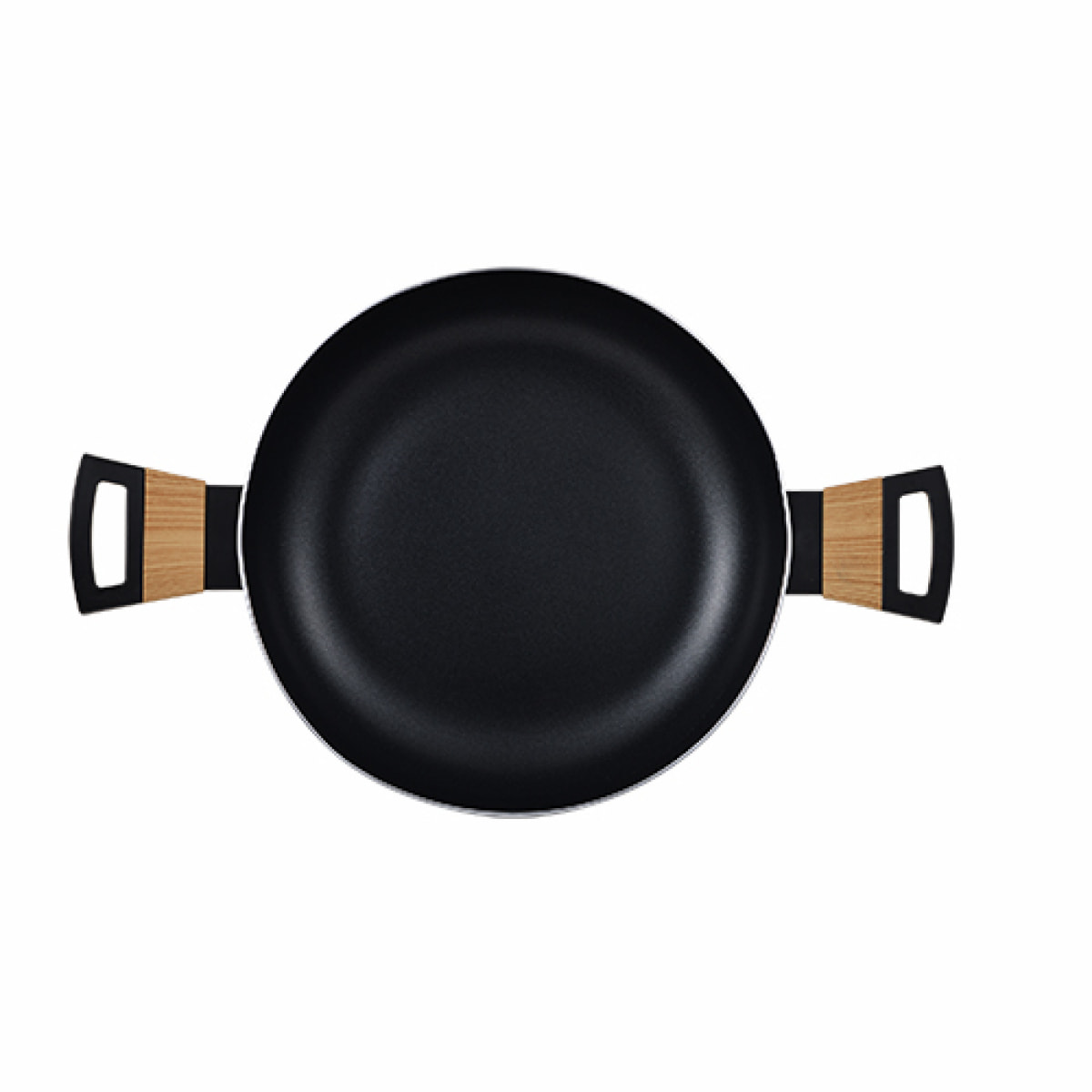 Tartera con tapa 28X7.5CM aluminio prensado Bergner Earth Black