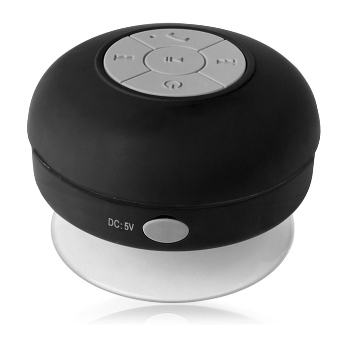 Altoparlante Bluetooth Rariax con ventosa, resistente agli schizzi d'acqua, doccia speciale