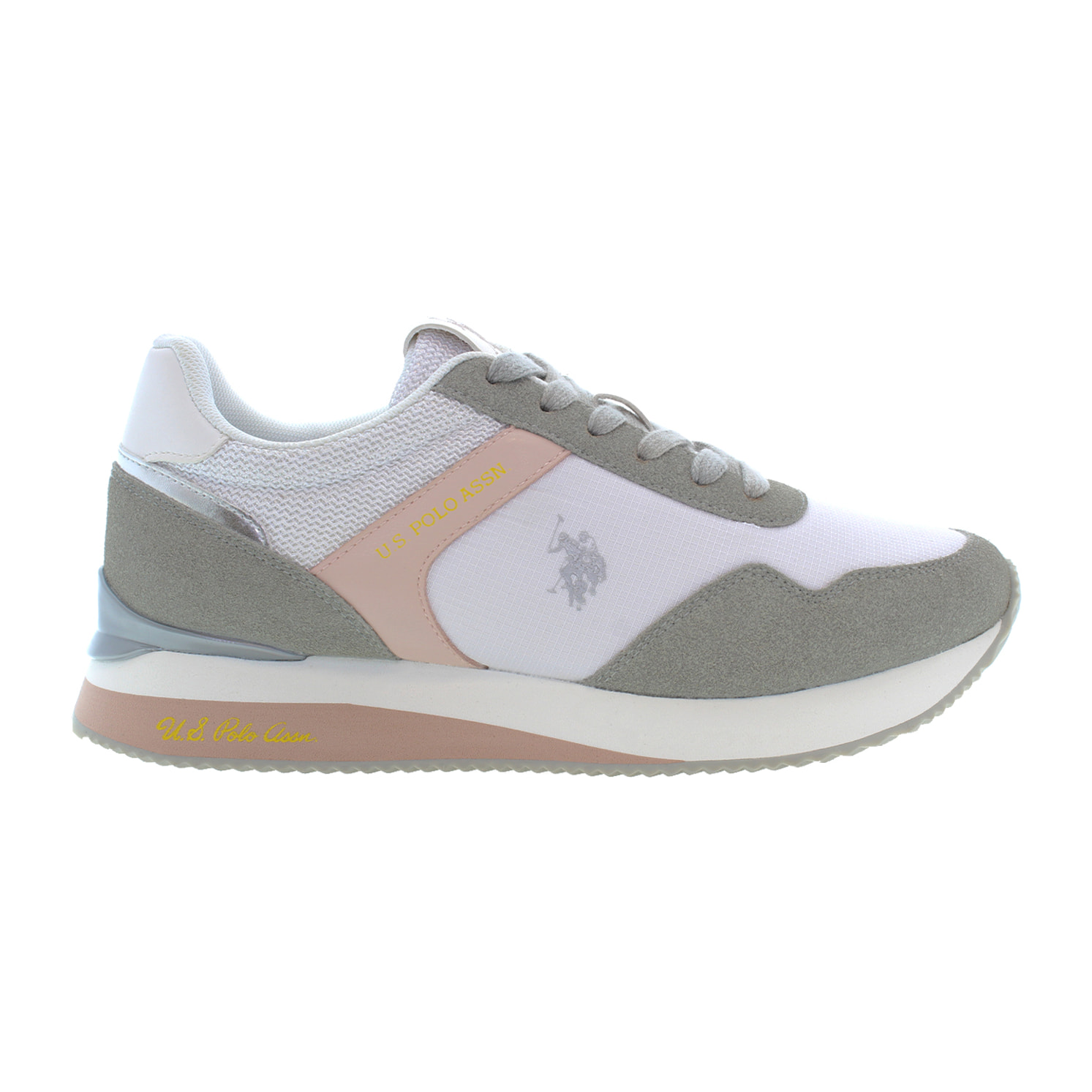 Sneakers U.S. Polo Assn White-Nude