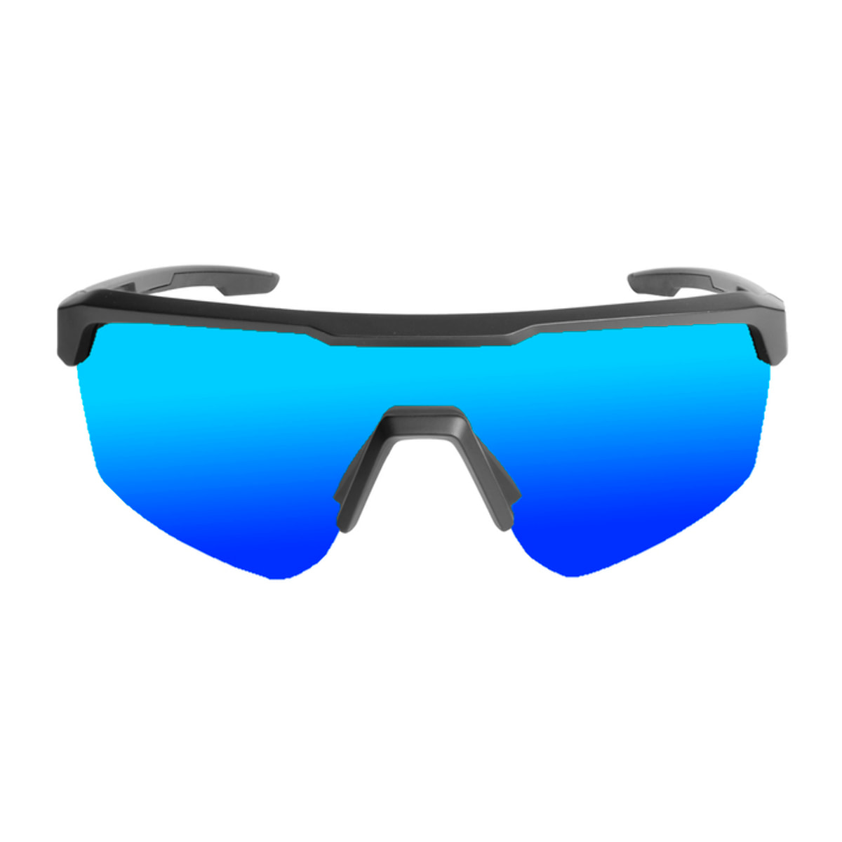 Gafas de ciclismo OCEAN ROAD - Negro mate / Revo azul
