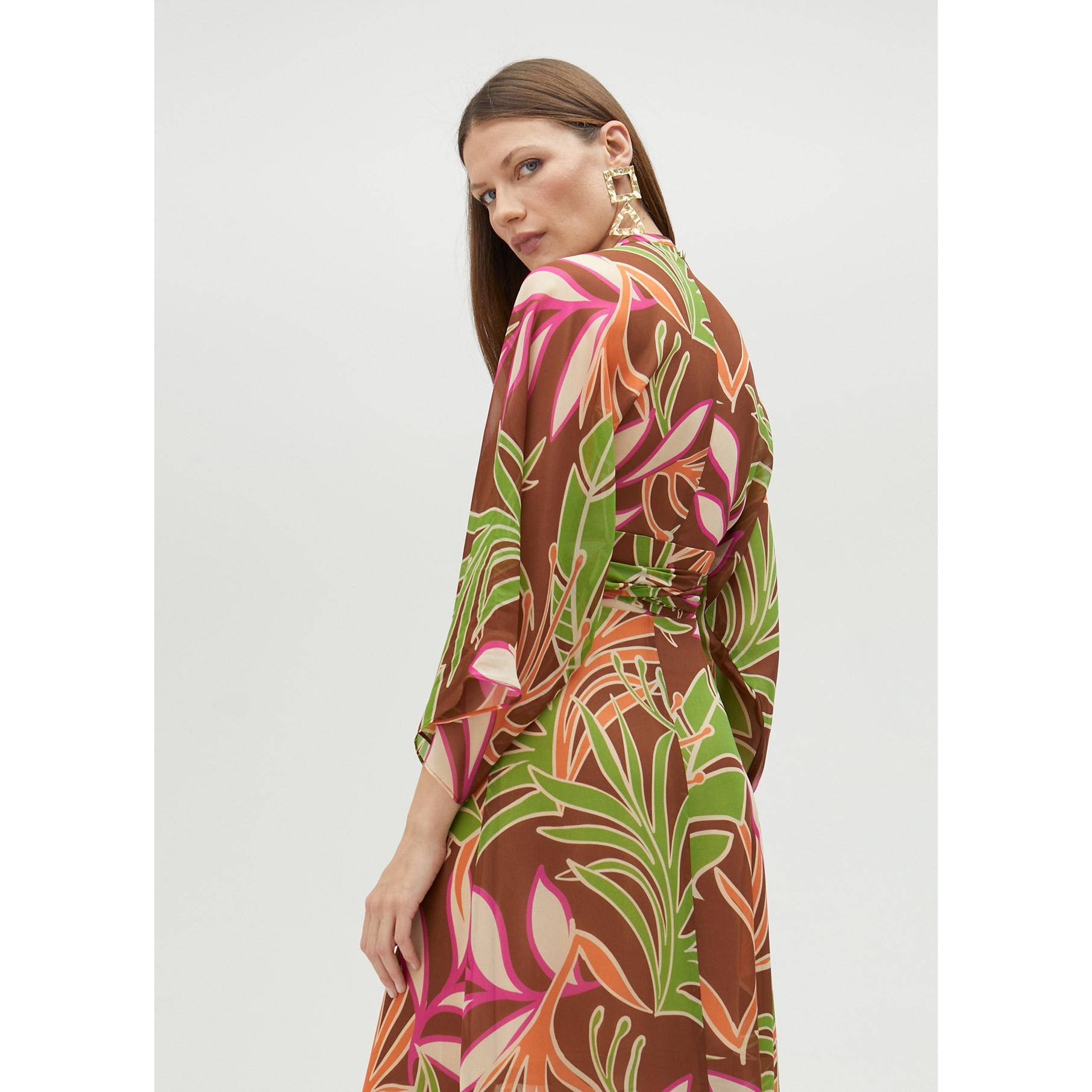 Vestito morbido con stampa floreale