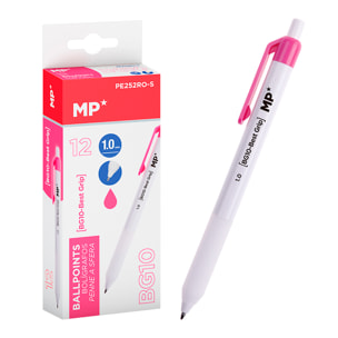 PACK 12 PENNE 1.0 mm ROSA